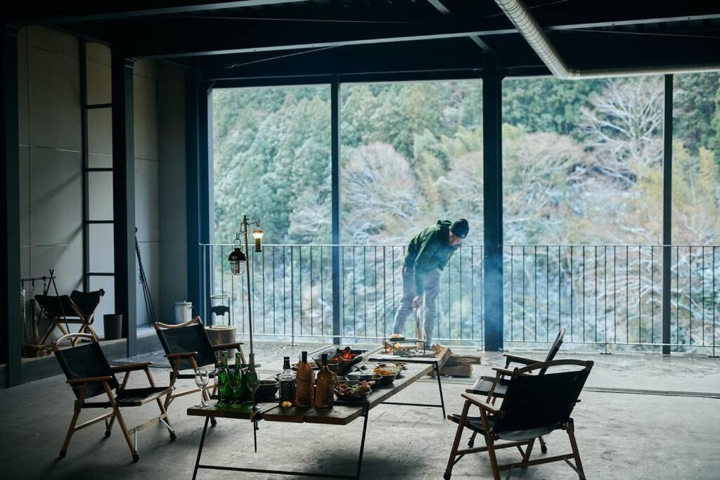 目の前が吉野川・雨天でも屋外体験ができる絶景の一軒家 Villa Otoyocho Luaran gambar